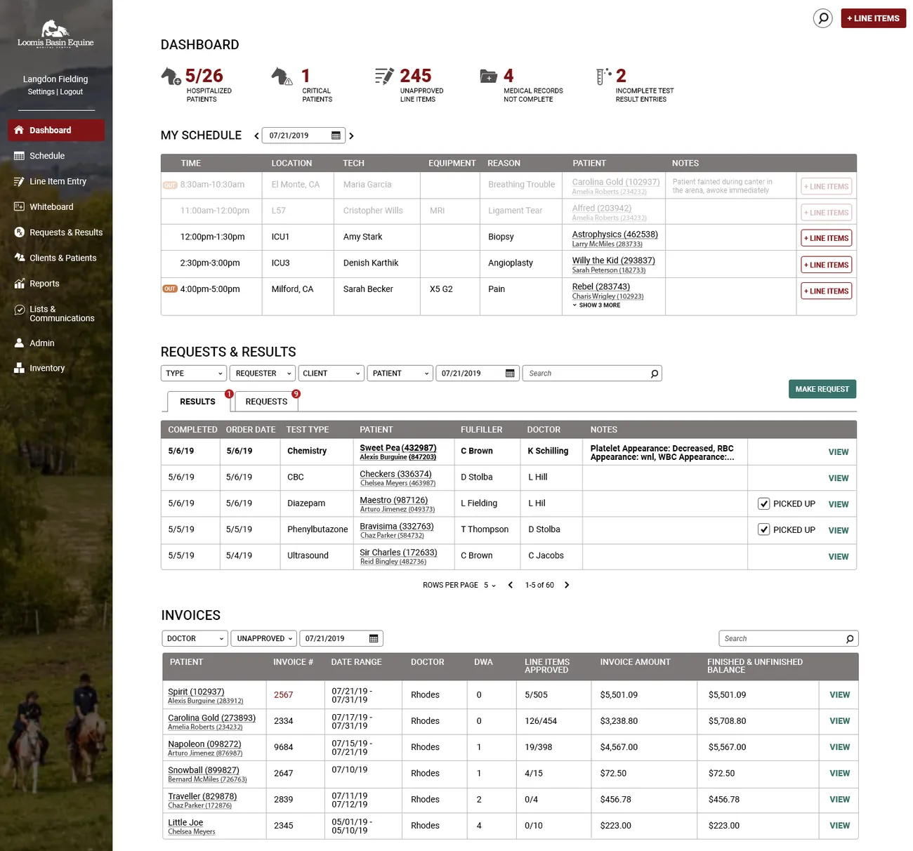 Cutting Admin Time 60% So Vets Could Get Back to Patients — product screens
